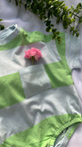 بادی زیر دکمه برند Sinsay مدل راه راه،۱۰۰٪نخ پنبه
